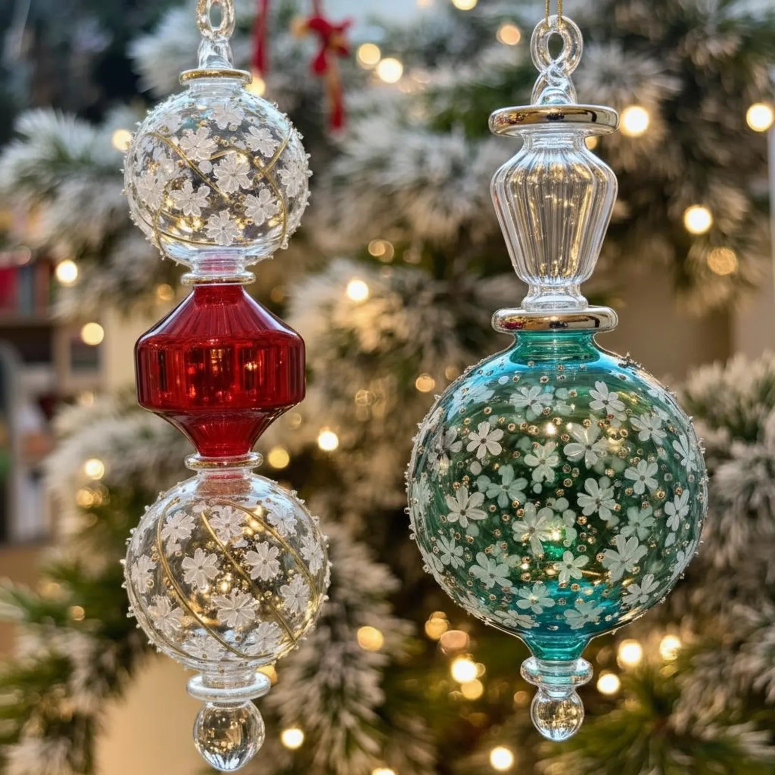 Personalized Christmas Gift with 14K Gold Ornaments